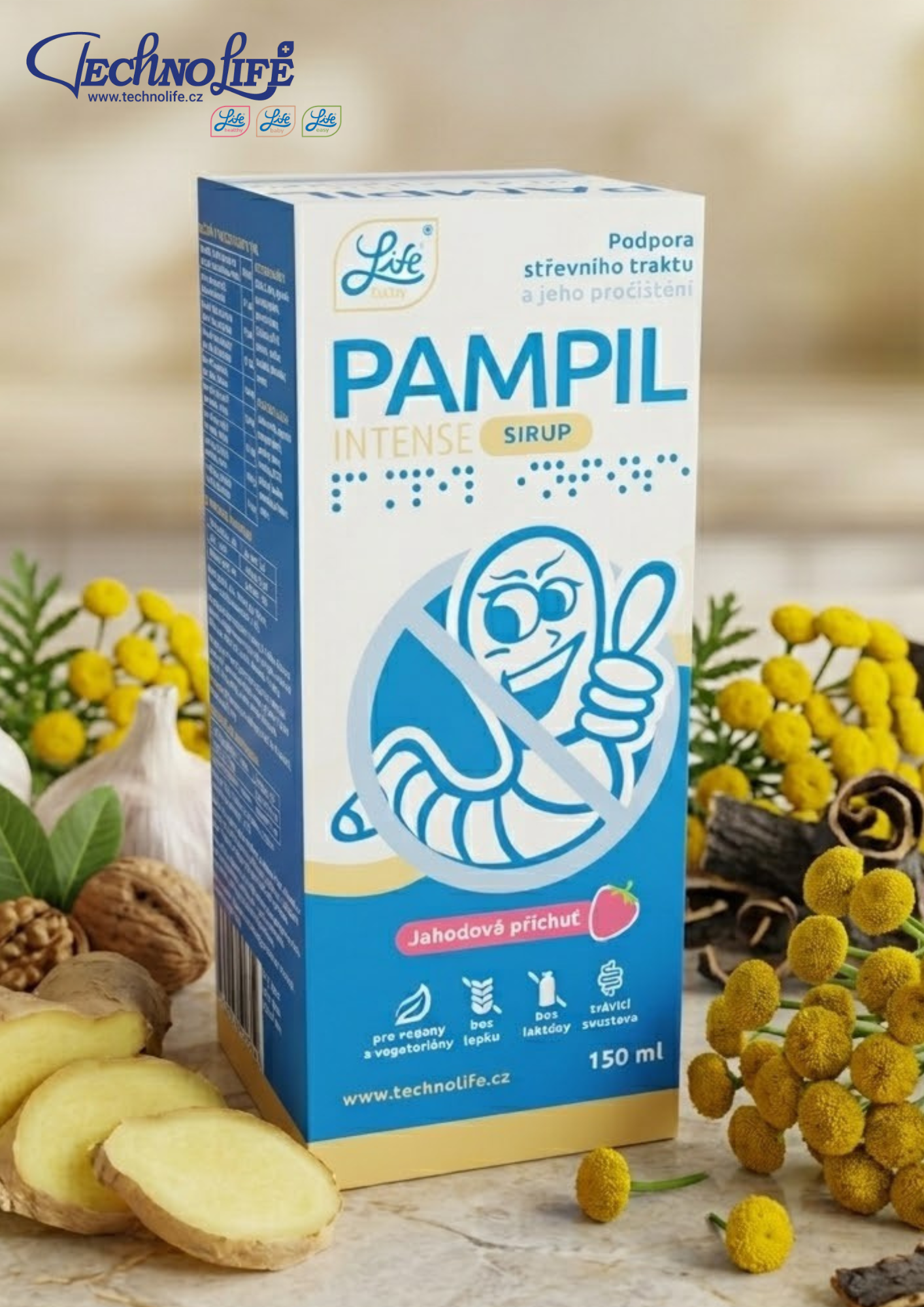 Pampil Intense – produktový podklad Techno Life