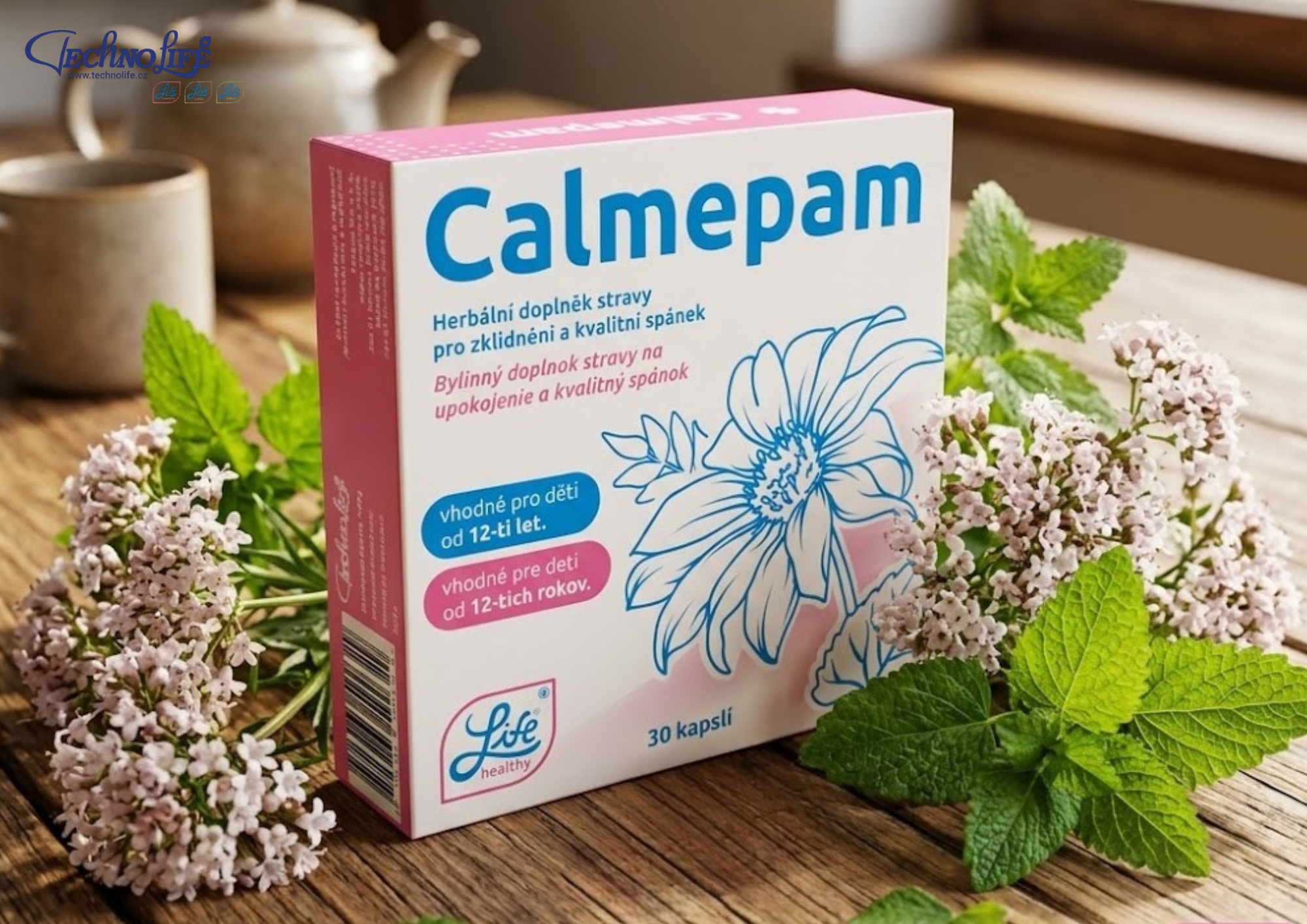 Calmepam: Klidnější večer jako součást běžného života